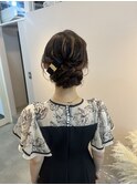 モコモコシニヨンヘアセット