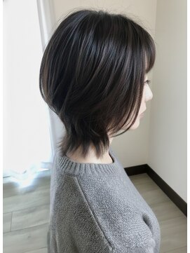 ショートウルフ×アッシュブラウン