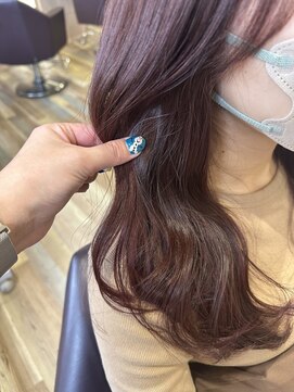 ブリーチ無し＊レッドブラウン