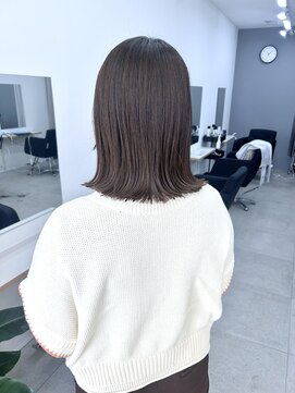 パール(Pearl) 外ハネボブ/透明感カラー/ベージュカラー