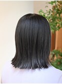 切りっぱなしボブ