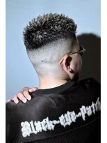 チルチェア 横浜(CHILL CHAIR) スキンフェード×ツイストパーマ×ブリーチ<横浜/バーバー/床屋>