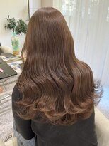 シエル 一社(cher)&nbsp;ブリーチなしダブルカラーで作るブラウンベージュカラー
