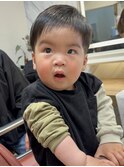 横浜キッズカット男の子髪型一歳二歳幼児子供カット