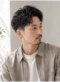 メンズパーマ/メンズカット/ルーズカール/ビジネススタイル