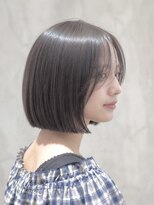 ジールサロン つくば本店 切りっぱなしボブ/顔周り