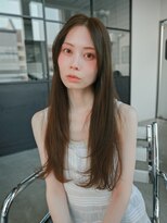 アンドスタイル(&style)&nbsp;【TSUJI】髪質改善 レイヤーカット 透明感カラー オリーブ