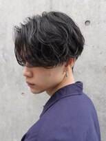 バイフィフス 原宿/表参道(by fifth) シャドウパーマルーズパーマセンターパートツーブロック刈り上げ