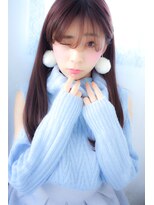 アンジュ ヘアー(Ange hair)&nbsp;アンジュヘアー金山　ベビーバングのストレートスタイル