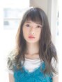 ジュノア(JUNOA) ナチュラルウェーブ×眉上バング♪