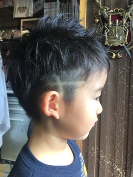 オーバーキャプテンネイキッド(OVER CAPTAIN NAKED) キッズ2ブロック！ライン入り