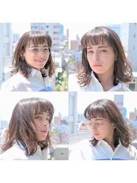 スナッグルサロン(SNUGGLE SALON) ハイライトカラー/ベージュカラー/オン眉/大人かわいい