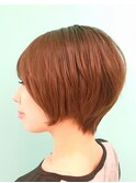 マッシュショート×ベージュ[池袋/髪質改善/インナーカラー]