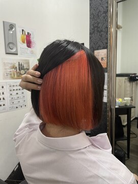 ヘアーグランデシーク(Hair Grande Seeek) イメチェンにおすすめ!インナーコーラルピンク