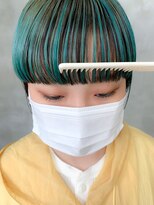 テトヘアー(teto hair) ヴェールカラー、ターコイズ、グリーン、オリーブ