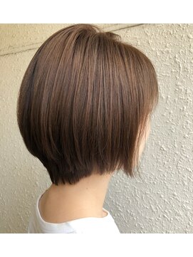 ヘッズ 本八幡店(HEADS) マロンベージュ　ニュアンスマッシュ　チラ見せカラー