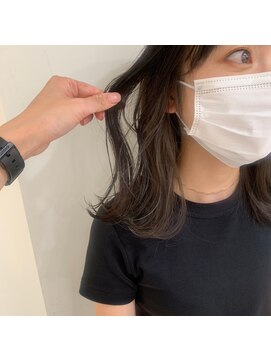 エミィ(emme) 【emme×笹川】インナーカラー×ニュアンスパーマ