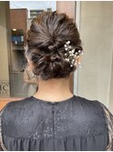 結婚式ヘア ヘアセット ヘアアレンジ 担当山中