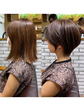 アヴァロン(AVALON) 30代40代50代/ひし形/丸み/大人ショート【mag銀座】佐藤