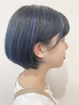 サロンドジョー(salon de joe) ショート×ブールーハイライト　TAKUYA