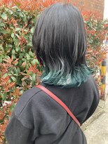 ネオヘアー 曳舟店(NEO Hair)&nbsp;裾ターコイズグリーン【クゴウ】