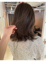 コフィー バイ メルト 吉祥寺(cofy by melt)&nbsp;【松本咲花】ワンカールレイヤーカット　秋カラーグレージュ