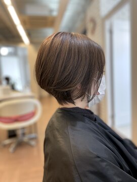 アンラヴェスト(AN LOVEST mashup hs) ショート/ラベンダーブラウン/くびれヘアフェザーショート