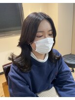 ラフィネ 成増店(raffine)&nbsp;【 raffine 池田 】センターパート/くびれヘア【成増美容室】