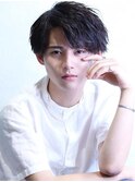 ハーフアップマッシュ スパイラルパーマ MEN'S HAIR