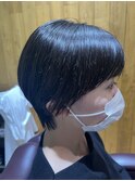 シースルーバングショート