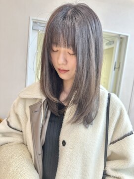 ウェイズトウキョウ 新宿店(Ways TOKYO) グレージュ　レイヤーカット　韓国ヘア　ハイライト