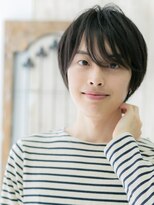 メンズヘア ビーセカンド 草加店(MENS HAIR B-2)&nbsp;好感度◎なアースカラー抜け感サイドパートショートW草加