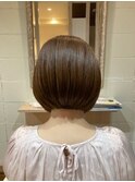 【hair desidgn lotta】 襟足ギリギリのミニボブ