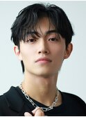 韓国メンズショート【コンマヘア】センターパート