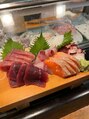 メンズ ウィル バイ スヴェンソン 大宮スタジオ(MEN'S WILL by SVENSON) 新鮮なお刺身、大好物です