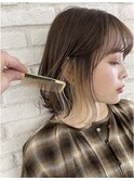 ボブ/インナーカラー/髪質改善/縮毛矯正5130