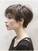 ★暗めカラーグランマッシュフェイスフレーミングデザインカラー