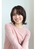 大人の春ボブ