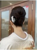 《HAIRZ》大岩真弓　上品夜会巻き＆着付け