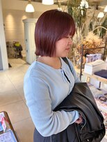 オブジェ シエル(obje't ciel)&nbsp;【obje’t ciel】顔まわりレイヤー×pink brown【暮石　唯】