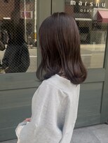 マーシュ(marshu)&nbsp;【Ami】透明感暗髪カラー