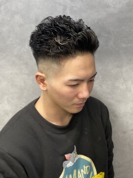 リプレイ 草津店(RIPLAY) スペインカール/スパイキーショート/ブルーブラック/草津