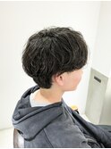 くせ毛風パーマ ニュアンスパーマ マッシュヘア メンズパーマ