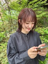 ヘアメイク シュシュ(Hair make chou chou) 顔周りレイヤーウルフボブ