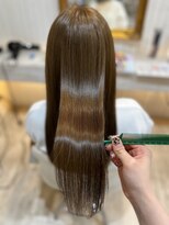 ノンヘアープラス(non hair +) オリーブベージュのストレート