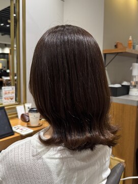スパイスアヴェダ サロンアンドスパ 玉川高島屋SC店(SPICE AVEDA salon&spa) くびれミディアム/アッシュブラウン