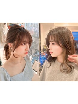 【岐阜駅】業界屈指のデザイナー達が柔らかいカットラインで小顔ヘアを叶える★憧れの韓国風くびれへアも◎