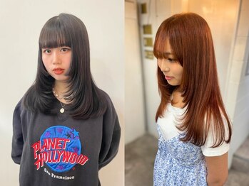 ラフ 原宿(L.a.a.g.f harajuku)の写真/【学割U24クーポン充実☆】お手頃価格で初めてのインナーカラーやブリーチなしダブルカラーをお得に♪