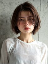 アンドレイ 表参道(andrey) 着物ヘア/ダークアッシュ/ミディアムレイヤーカット/表参道