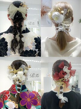 オニキス 原宿(ONYX) a184 成人式ヘアセット卒業式ヘアセット着付け振袖袴